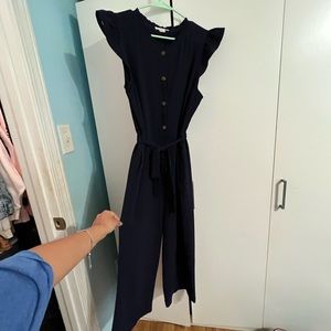 NAVY BLUE JUMPSUIT